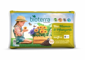 Bio Blumen- und Pflanzenerde torffrei 40L